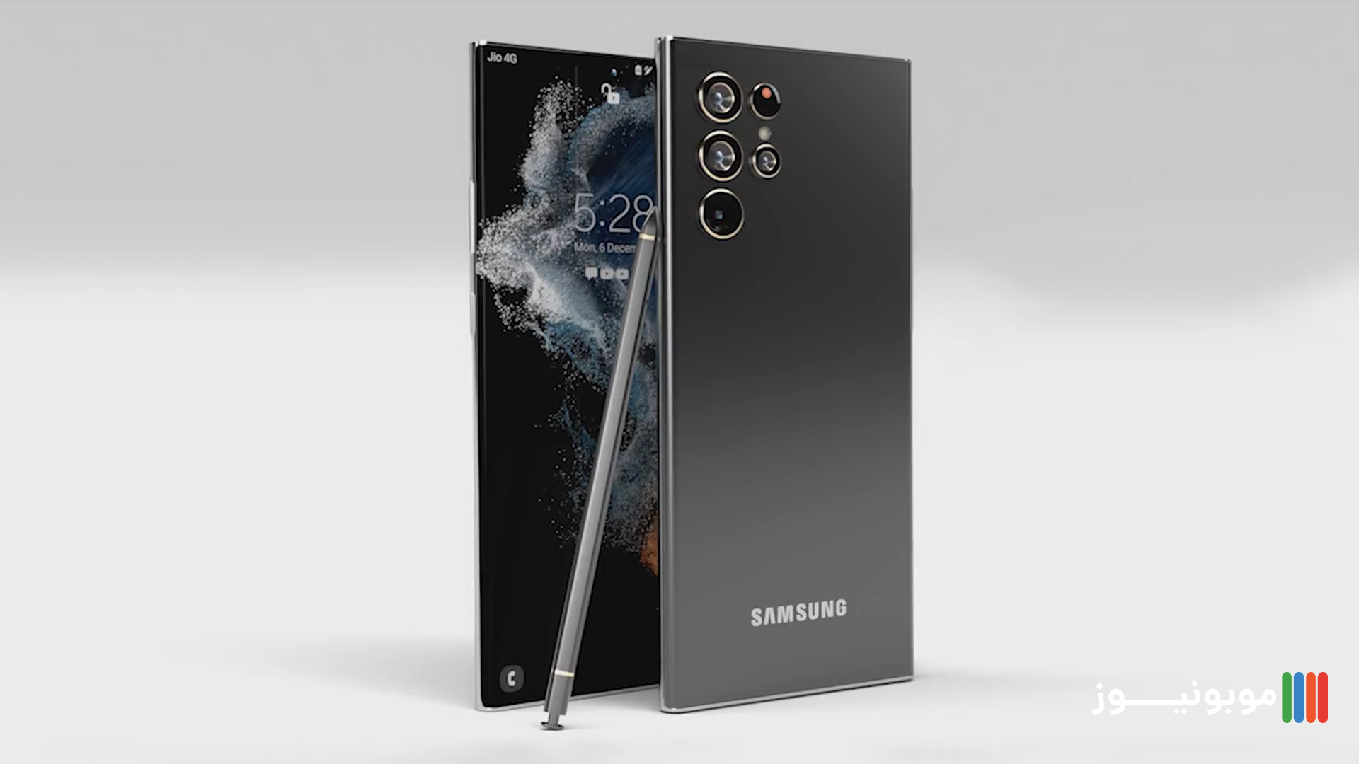 گوشی و قلم Galaxy S22