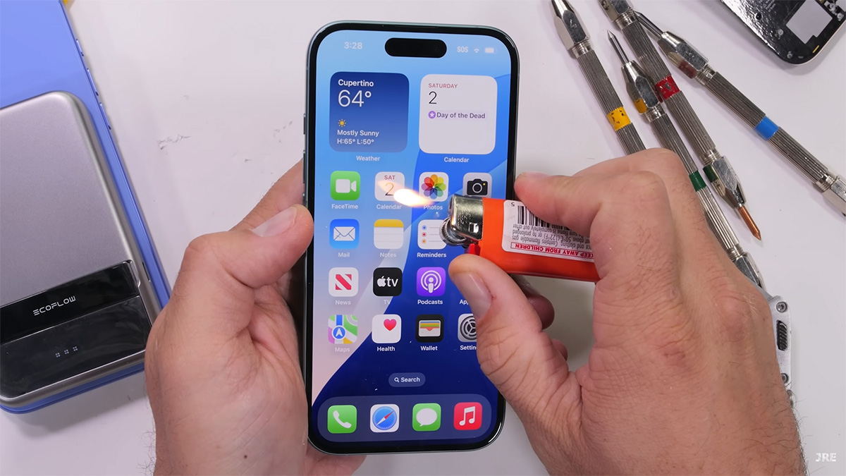 iphone 16 duribility test 6 تست مقاومت گوشی iPhone 16