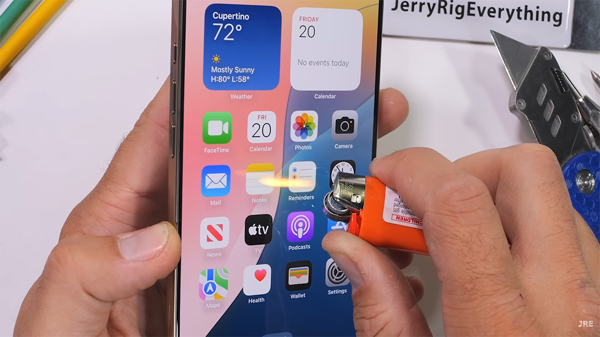 iphone 16 pro max durability test 7 تست مقاومت گوشی iPhone 16 Pro Max