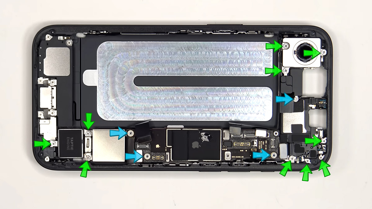 iphone 16e teardown 11 کالبدشکافی گوشی iPhone 16e