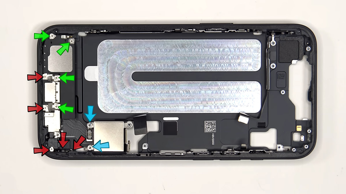 iphone 16e teardown 17 کالبدشکافی گوشی iPhone 16e