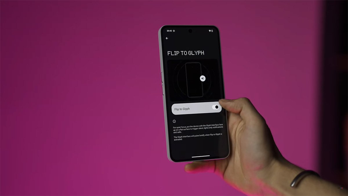 nothing phone 3a pro glyph settings بررسی گوشی Nothing Phone 3a Pro