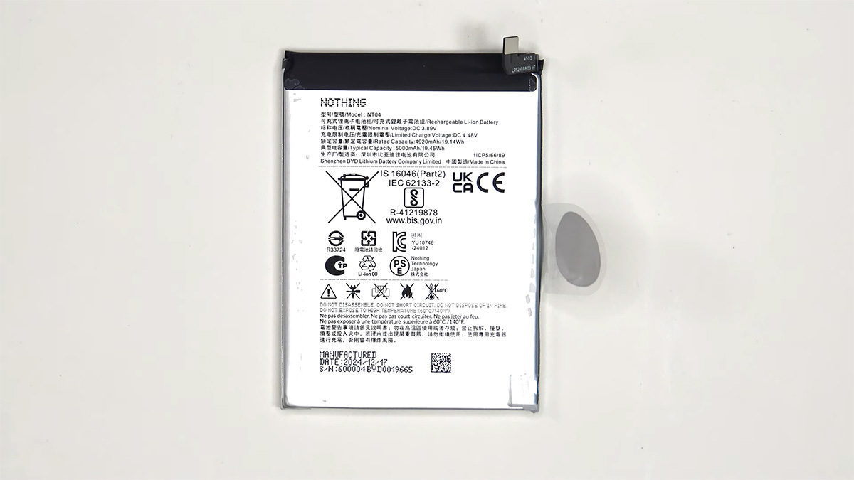 nothing phone 3a teardown 11 کالبدشکافی گوشی Nothing Phone 3a