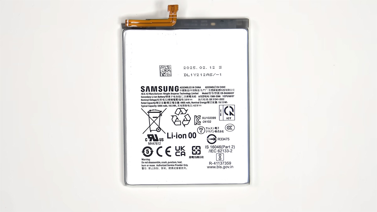 samsung a56 teardown 11 کالبدشکافی گوشی Samsung A56
