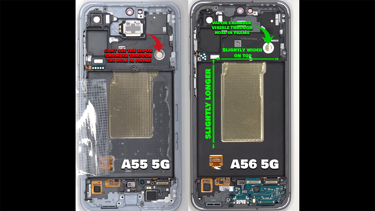 samsung a56 teardown 13 کالبدشکافی گوشی Samsung A56