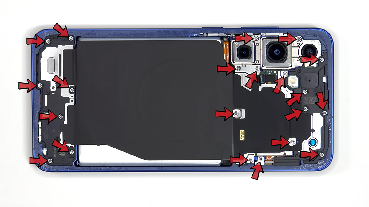 samsung s25 plus teardown 5 کالبدشکافی Samsung S25 Plus