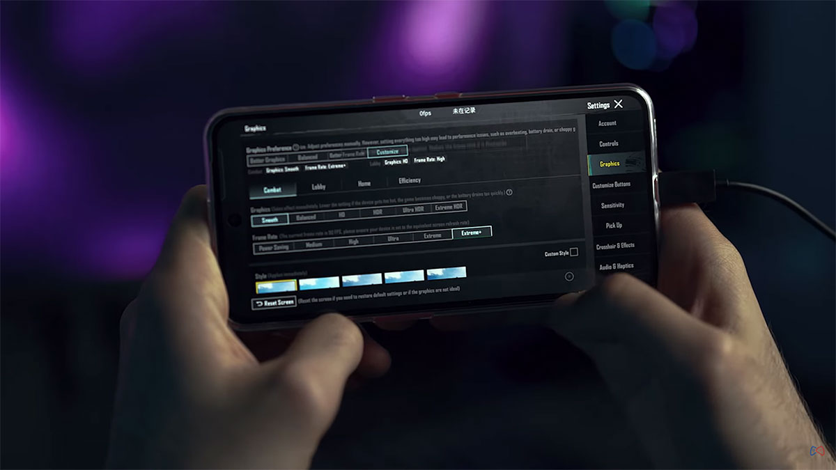 تنظیمات بازی PUBG Mobile