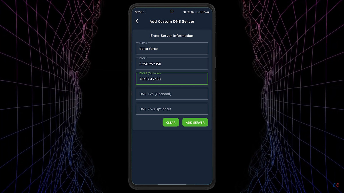 DNS اول (بهترین گزینه)