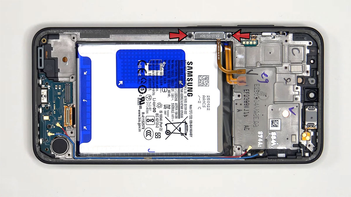 samsung a26 teardown 10 کالبدشکافی گوشی Samsung A26