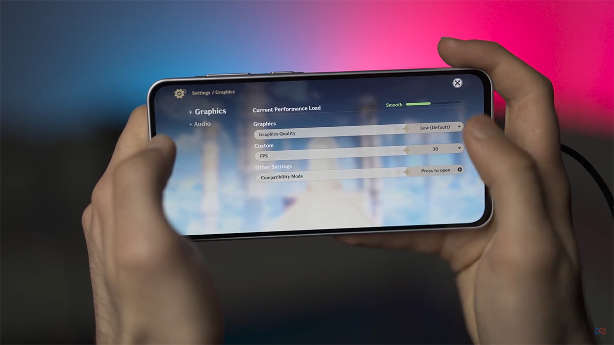 samsung a36 gaming test genshin impact setting تست گیمینگ گوشی A36 سامسونگ
