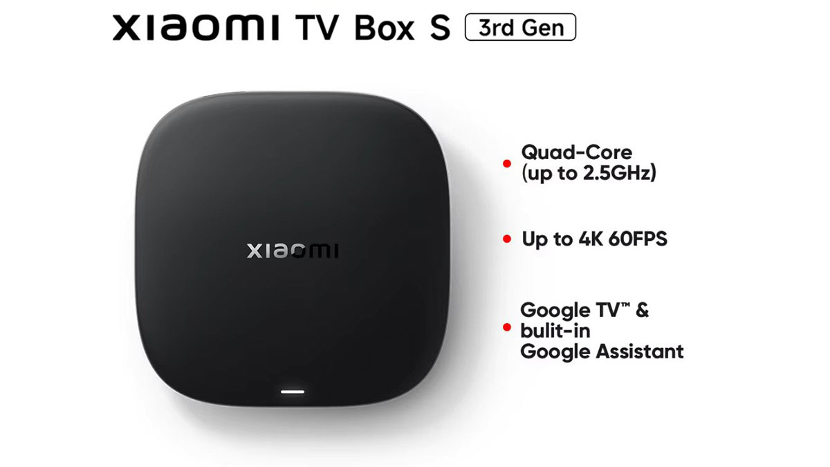 مشخصات فنی اندروید باکس Xiaomi Mi Box S (3rd Gen)