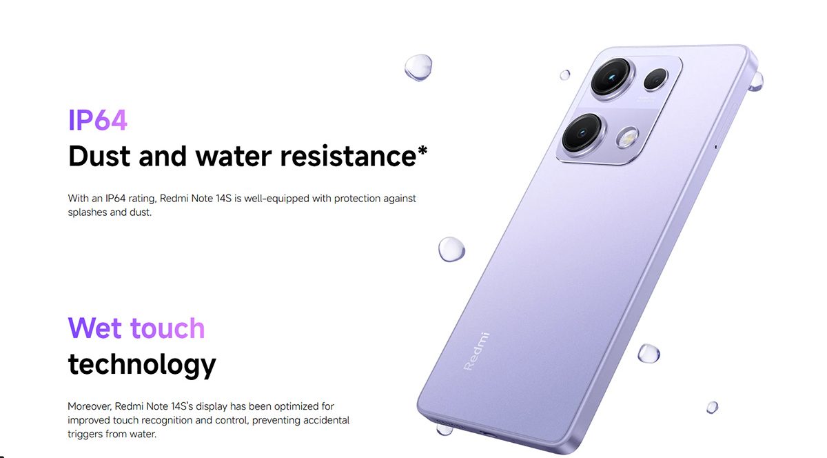 طراحی گوشی ردمی Note 14S شیائومی