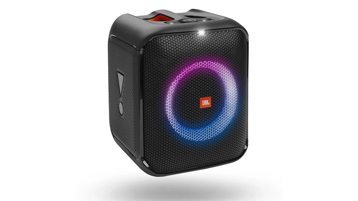 ۱. اسپیکر JBL PartyBox Encore Essential: پارتی‌باکس جمع‌وجور با صدای عالی!