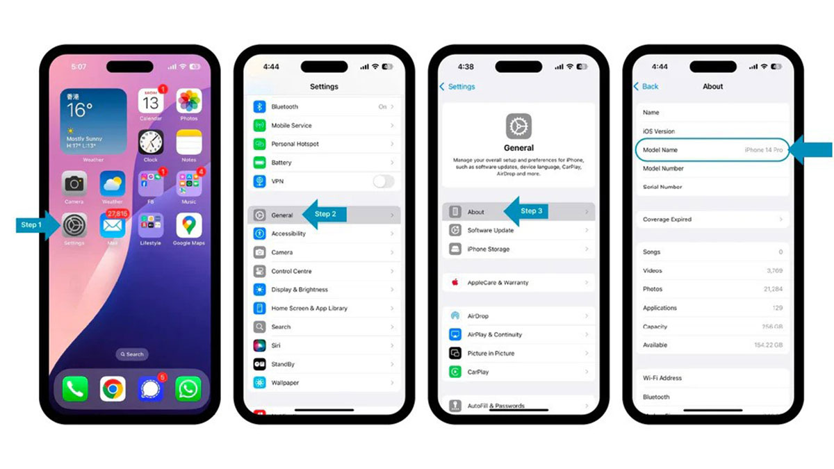 چجوری پارت نامبر آیفون رو تشخیص بدیم؟