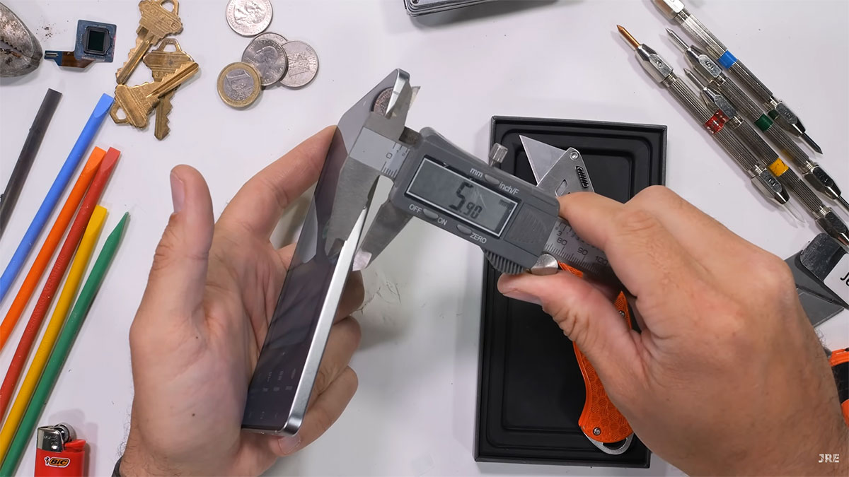 samsung s25 edge duribility test 2 تست مقاومت گوشی Samsung S25 Edge