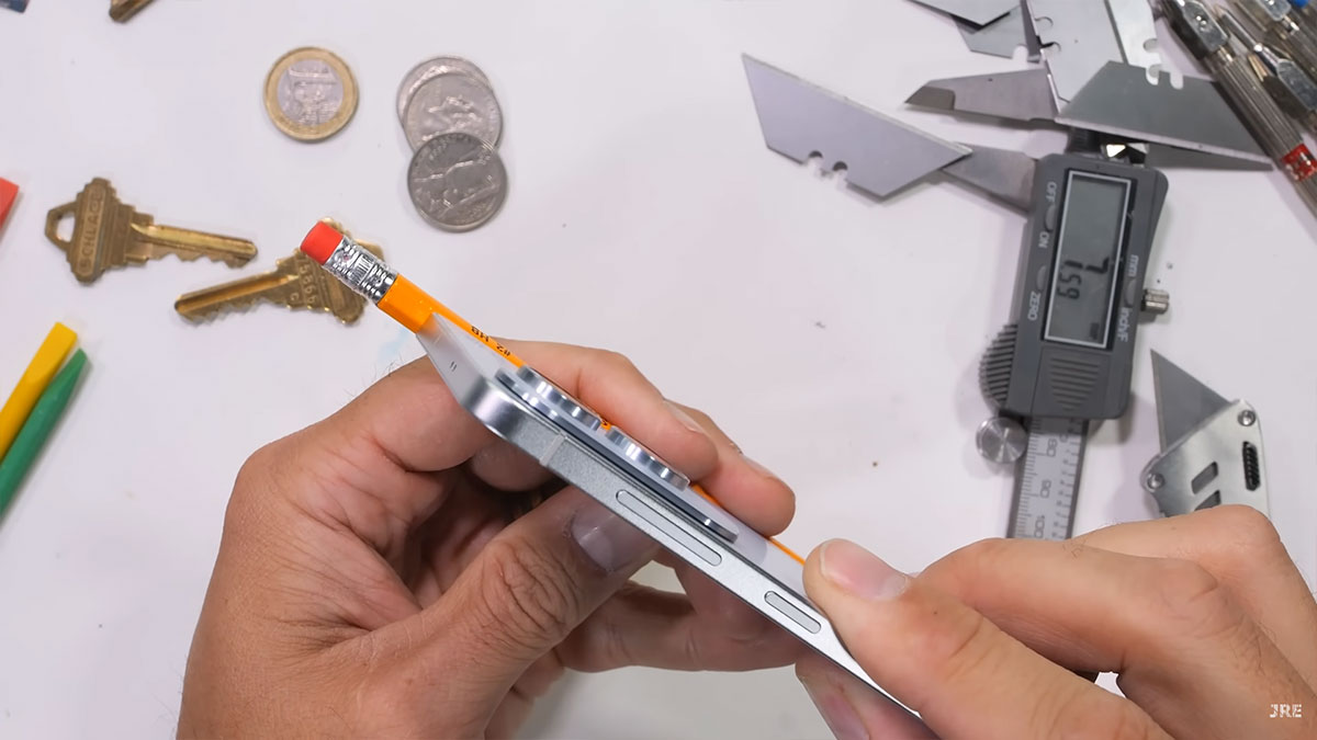 samsung s25 edge duribility test 3 تست مقاومت گوشی Samsung S25 Edge