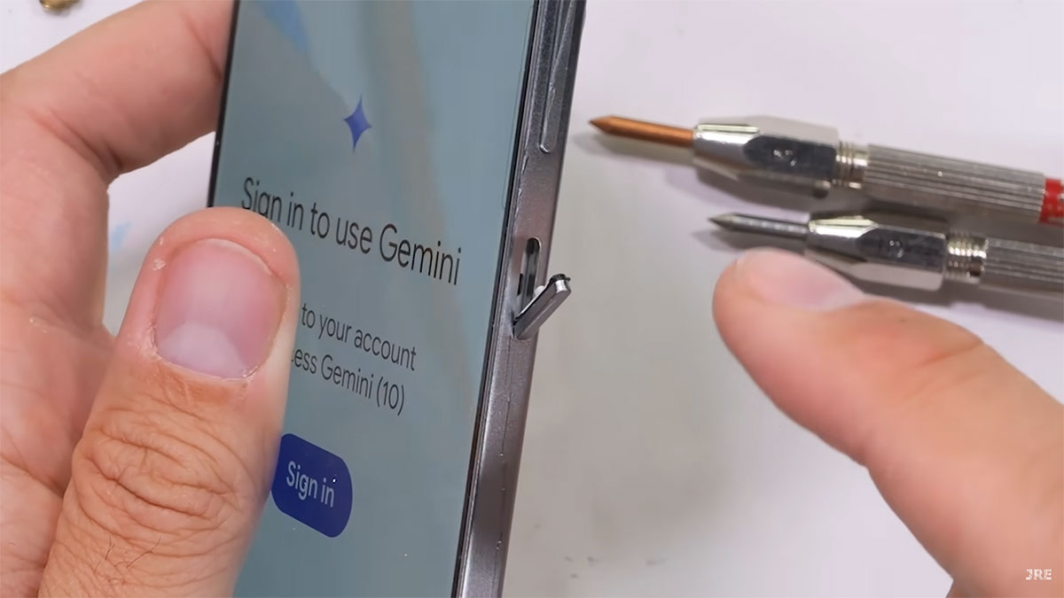 samsung s25 edge duribility test 5 تست مقاومت گوشی Samsung S25 Edge