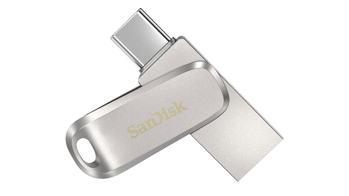 فلش مموری SanDisk Ultra Dual Drive Luxe 128GB: خوش‌ساخت، همه‌کاره و آینده‌نگر