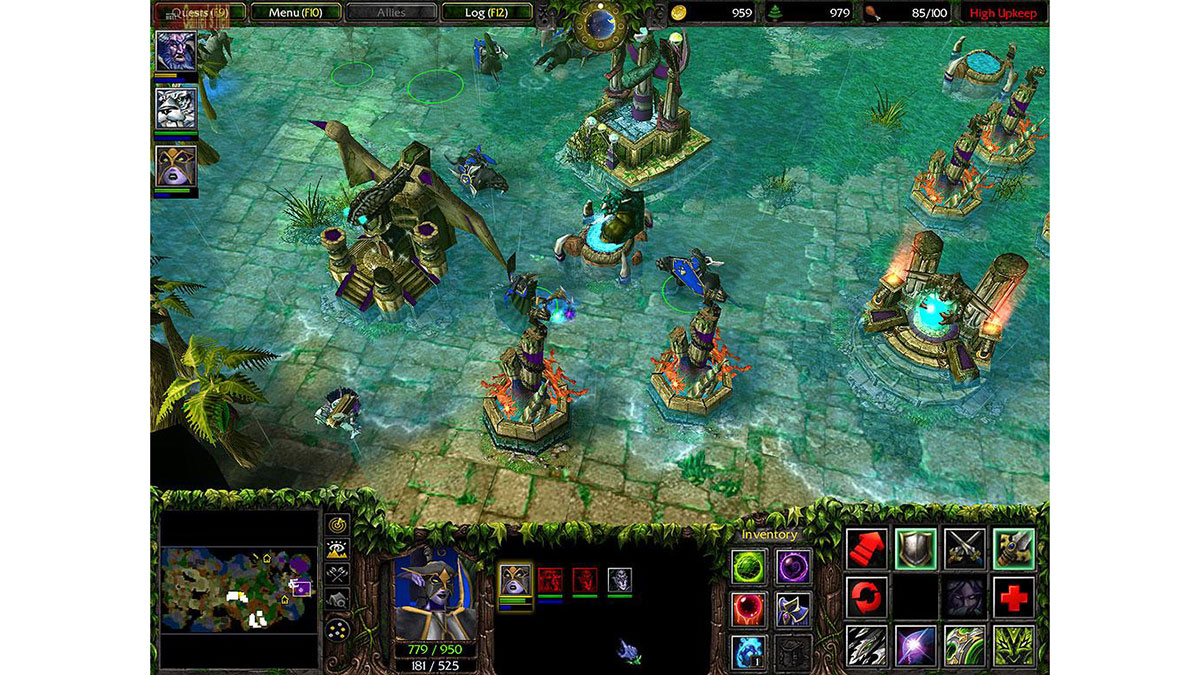 ۳. Warcraft III: The Frozen Throne (2003): یه بازی حماسی که یه سبک جدید ساخت!