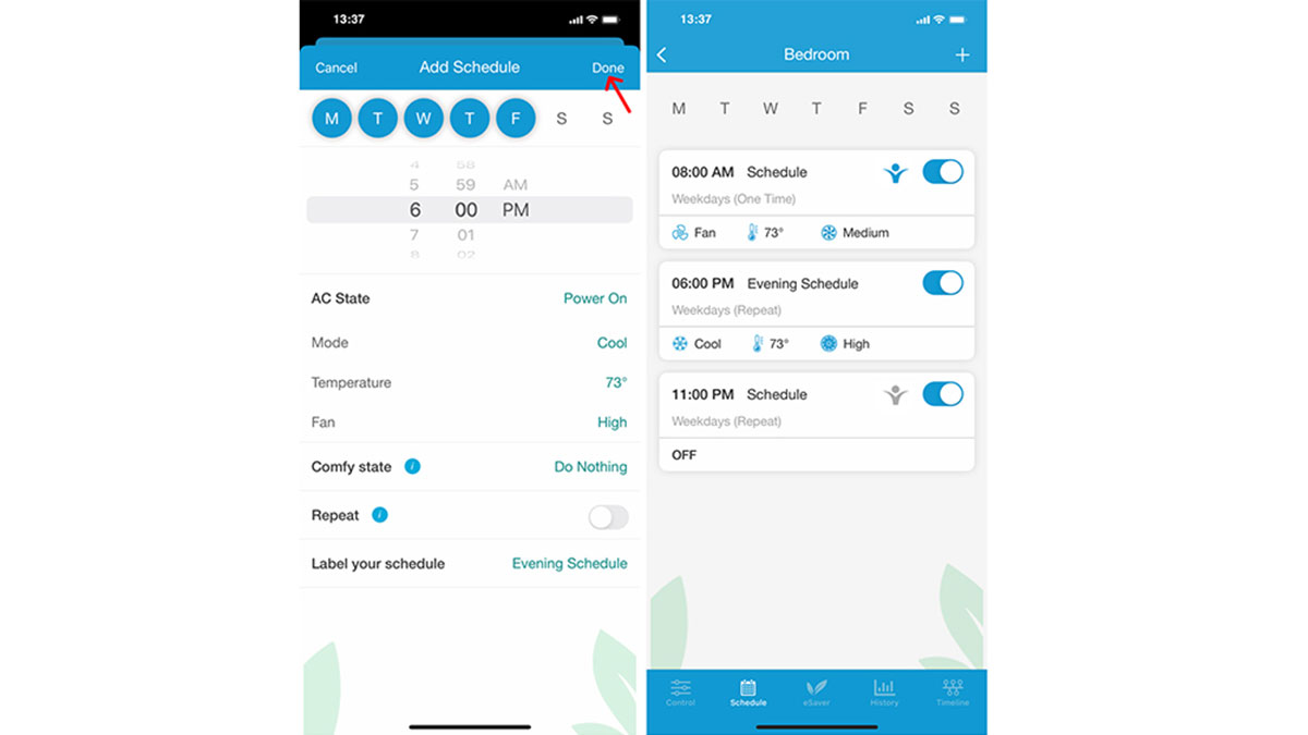 ۱. زمان‌بندی هوشمند (Smart Scheduling): کولر اتوماتیک خودت!