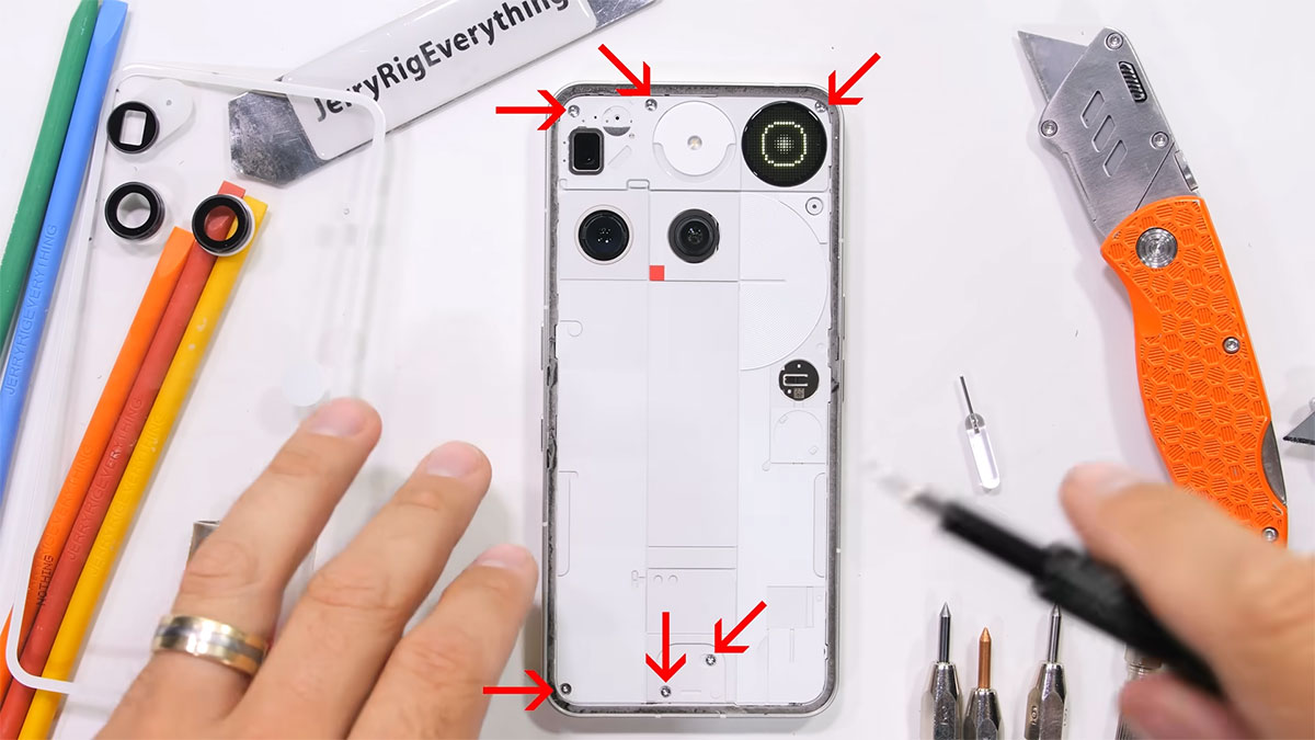 nothing phone 3 teardown 11 کالبدشکافی گوشی Nothing Phone 3