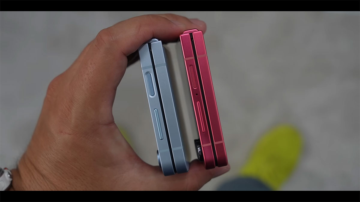 samsung galaxy z flip7 vs z flip 6 مقایسه گوشی Z Flip 6 با Z Flip 7 سامسونگ