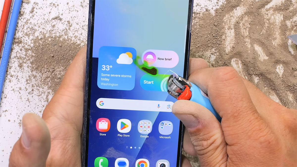 samsung galaxy z fold 7 duribility test 11 تست مقاومت گوشی Samsung Z Fold7