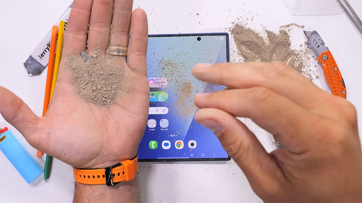 samsung galaxy z fold 7 duribility test 8 تست مقاومت گوشی Samsung Z Fold7