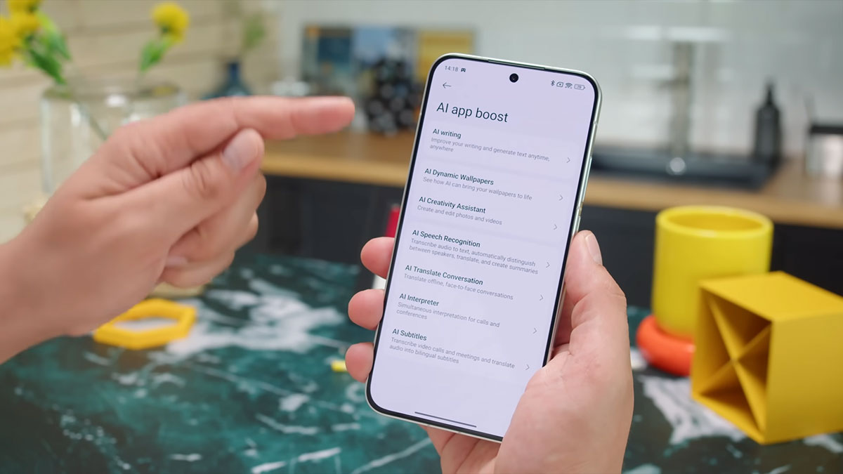 بررسی نرم‌افزار گوشی Poco F7