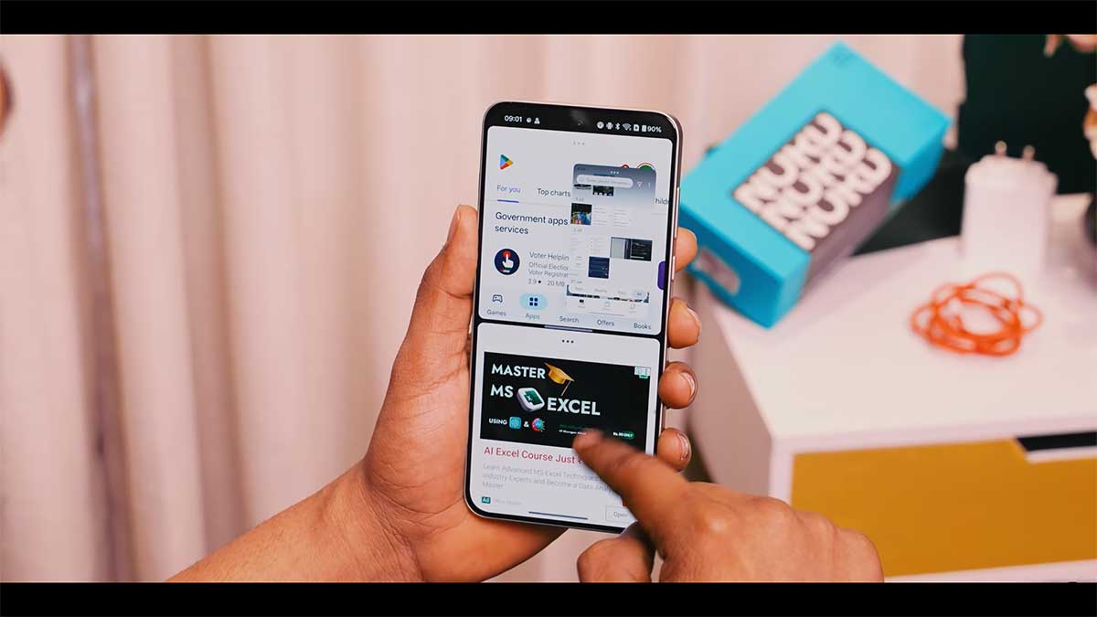 بررسی رابط کاربری گوشی وان پلاس nord 5