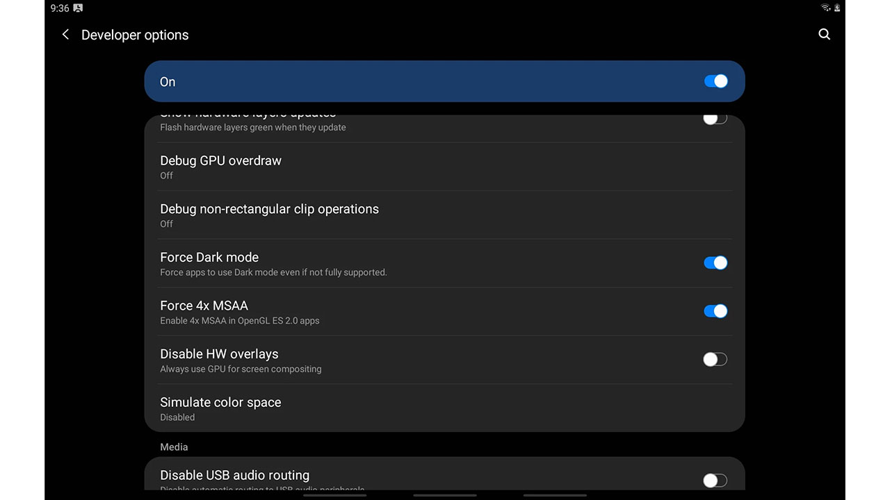 ورود به منطقه حرفه‌ای‌ها: Developer Options