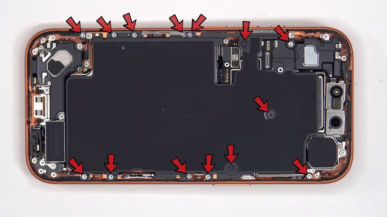 apple iphone 17 pro teardown 5 کالبدشکافی گوشی iPhone 17 Pro اپل