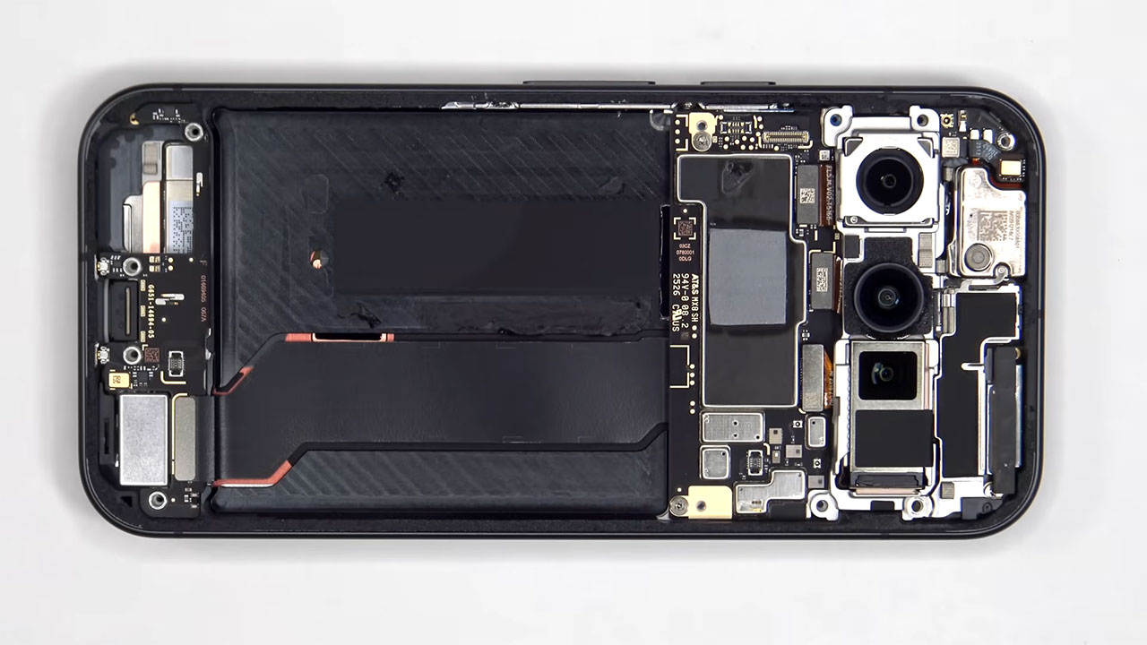 google pixel 10 teardown 10 کالبدشکافی گوشی Pixel 10 گوگل