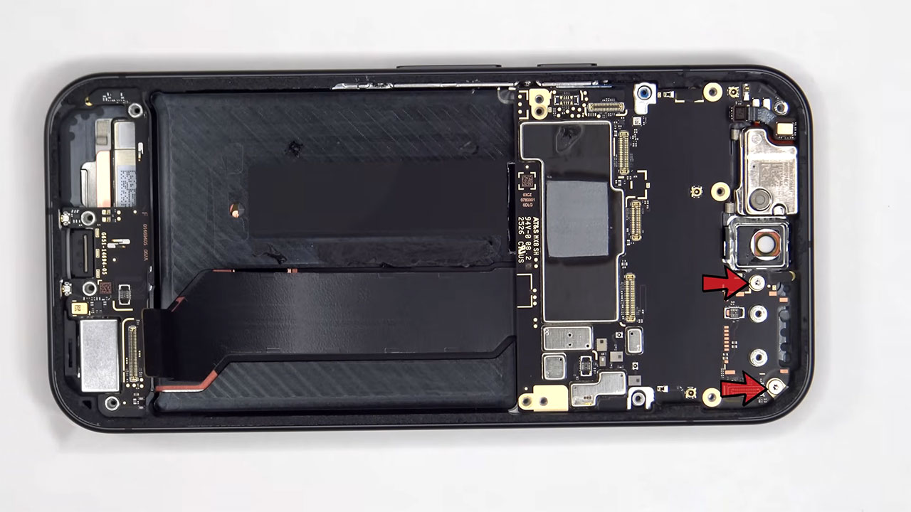 google pixel 10 teardown 15 کالبدشکافی گوشی Pixel 10 گوگل