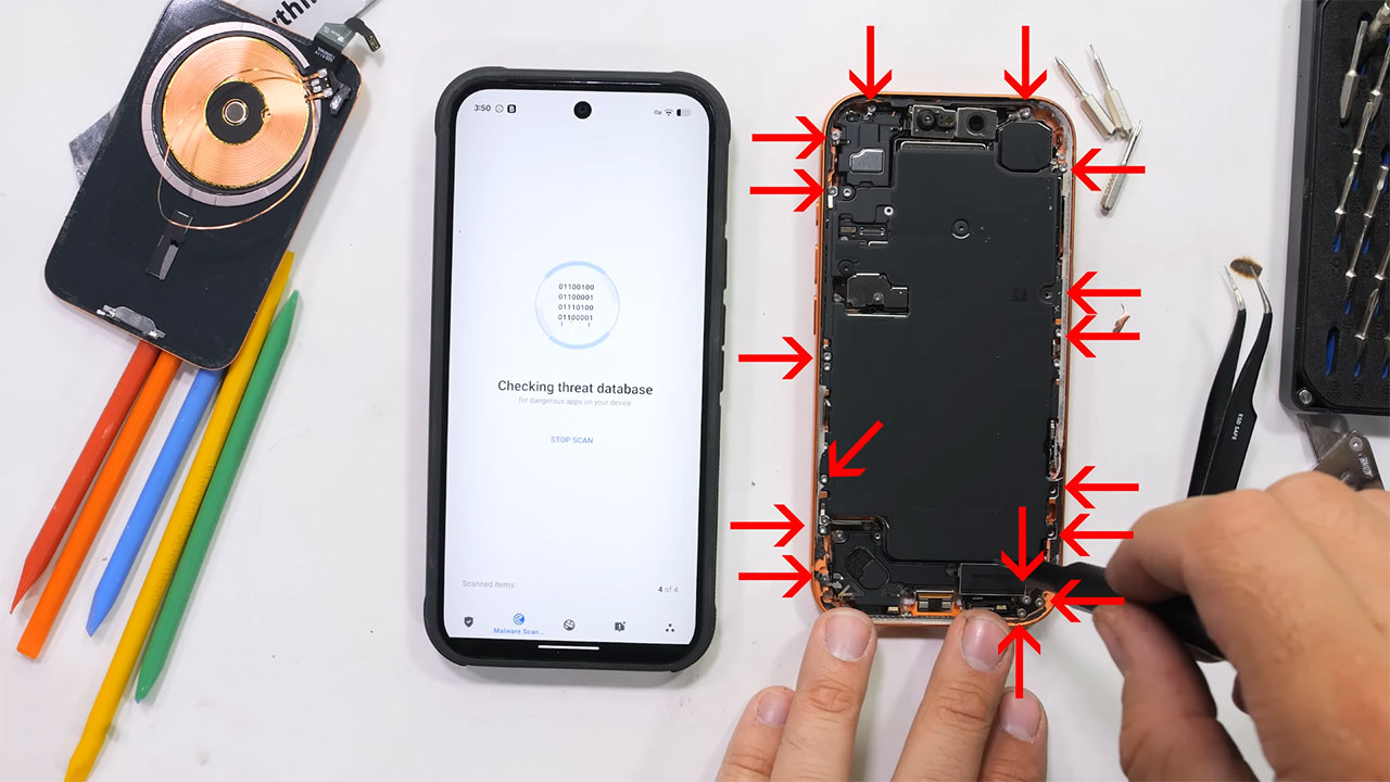 iphone 17 pro teardown 8 کالبدشکافی گوشی iPhone 17 Pro