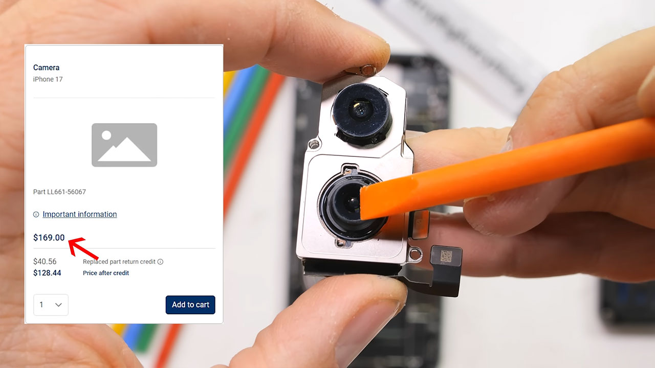 iphone 17 teardown 17 کالبدشکافی گوشی iPhone 17