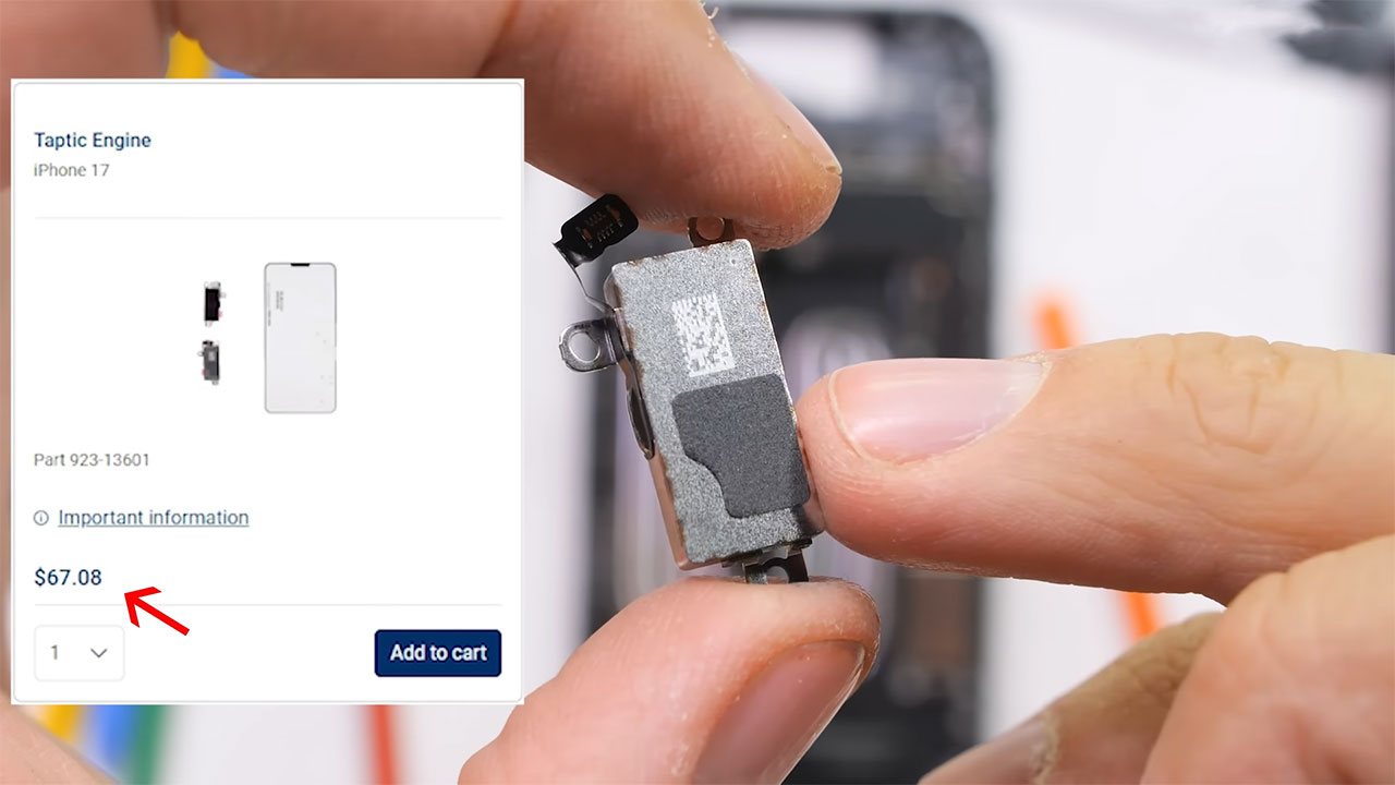 iphone 17 teardown 20 کالبدشکافی گوشی iPhone 17