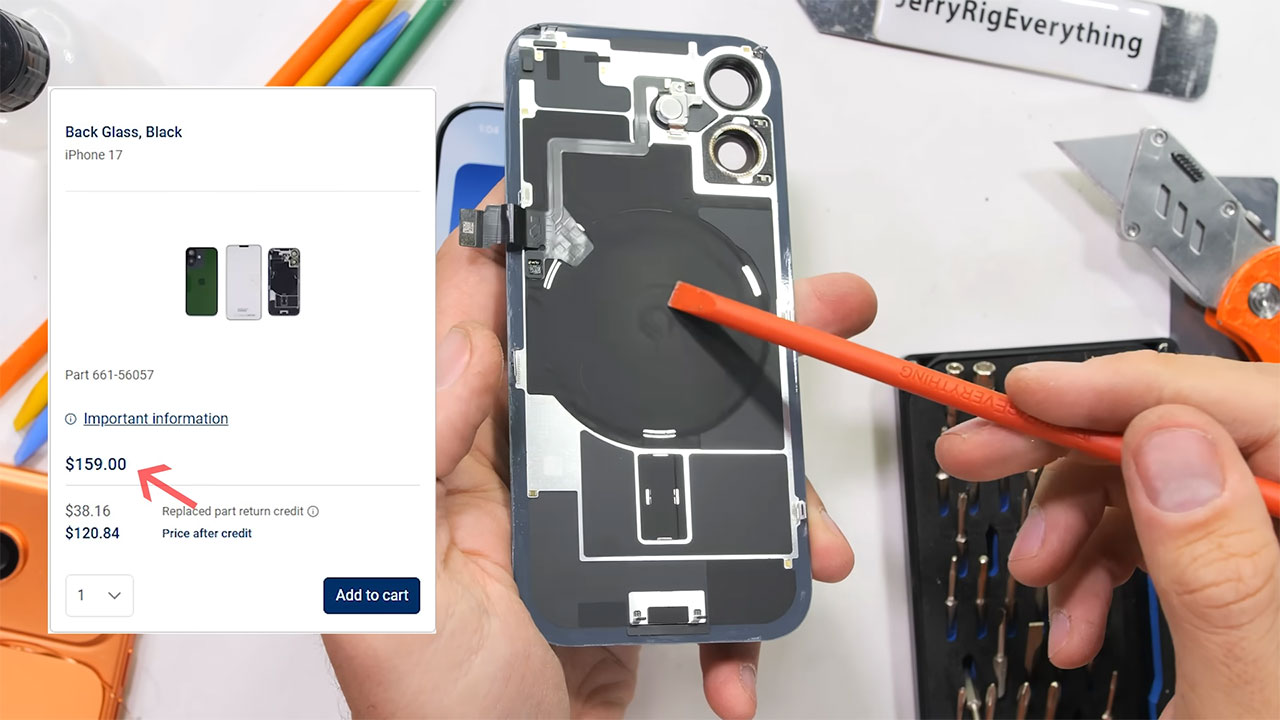 iphone 17 teardown 5 کالبدشکافی گوشی iPhone 17