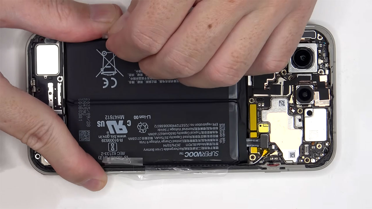 oneplus 15 teardown 6 کالبدشکافی گوشی OnePlus 15