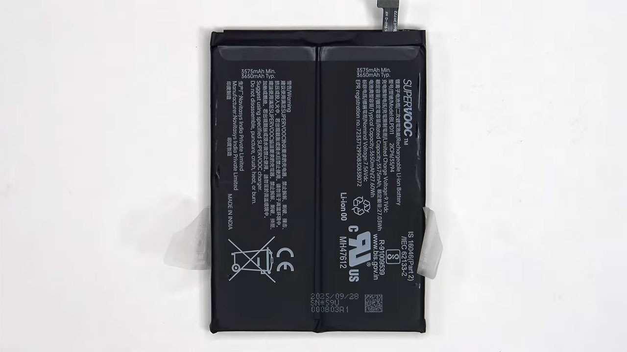 oneplus 15 teardown 7 کالبدشکافی گوشی OnePlus 15