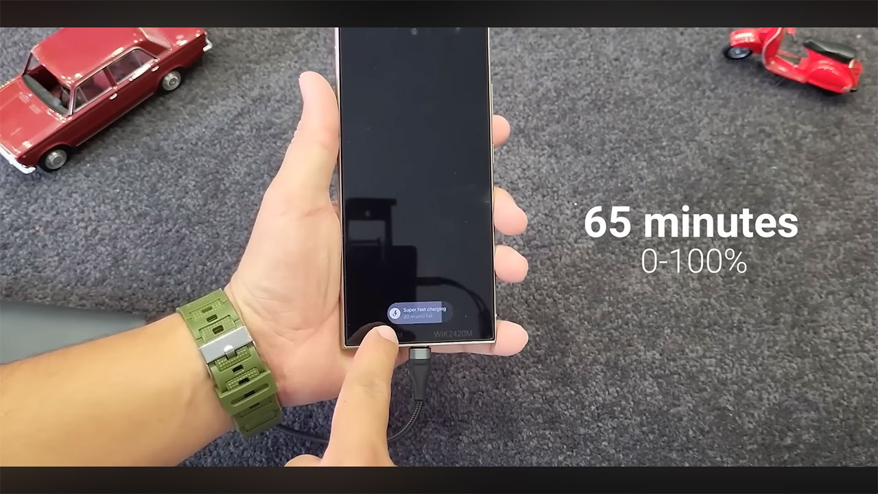 عملکرد باتری گوشی Samsung S24 Ultra در بلندمدت