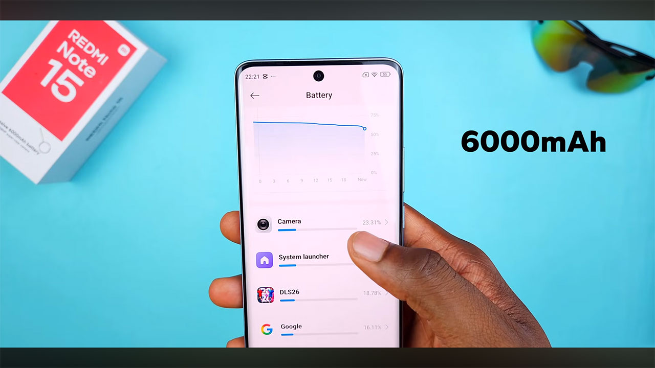 بررسی عملکرد باتری گوشی شیائومی Redmi Note 15 4G