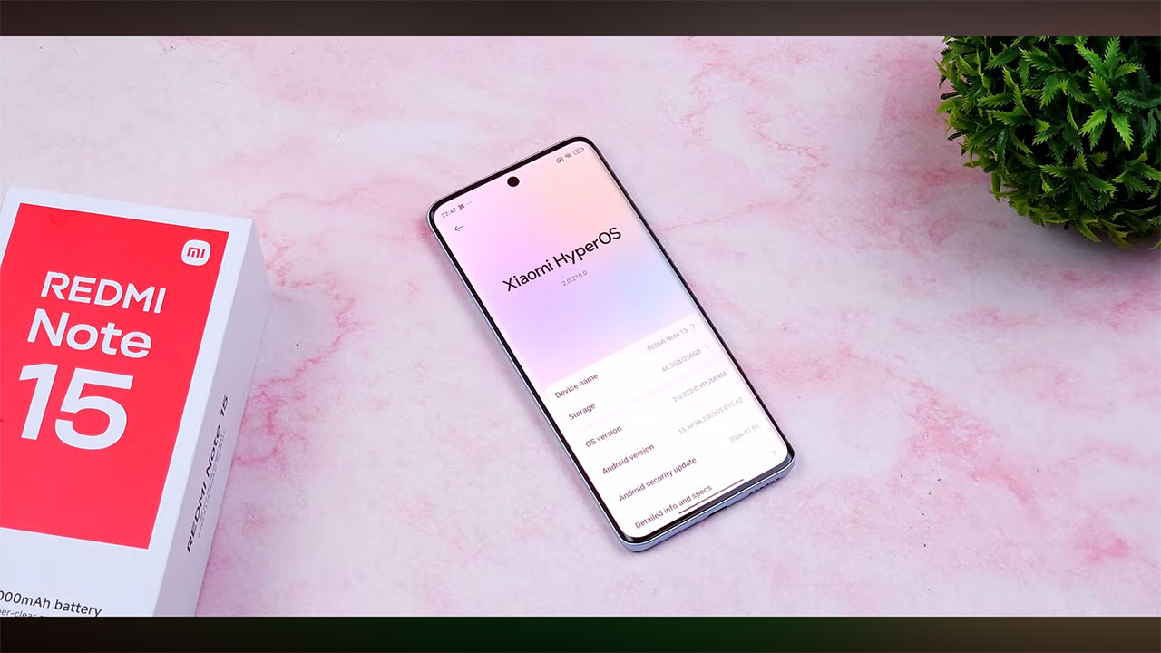 بررسی رابط کاربری گوشی Xiaomi Redmi Note 15 4G 