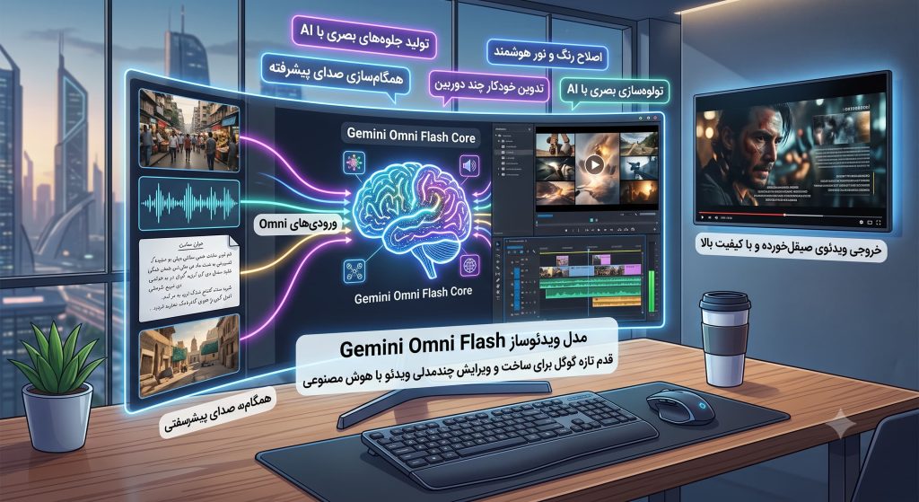مدل ویدئوساز Gemini Omni Flash؛ قدم تازه گوگل برای ساخت و ویرایش ویدئو با AI