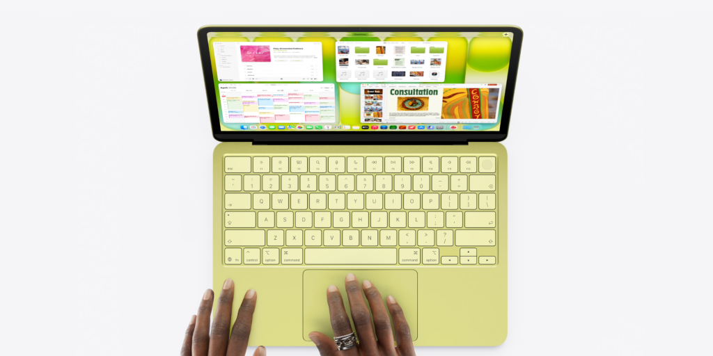 کیبورد و ترک‌پد macbook neo