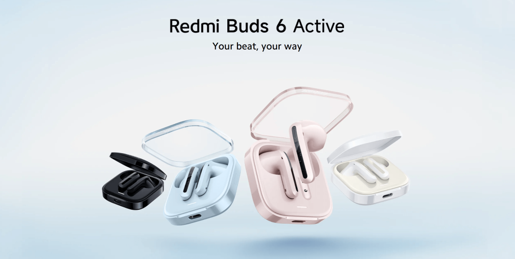 طراحی Redmi Buds 6 Active