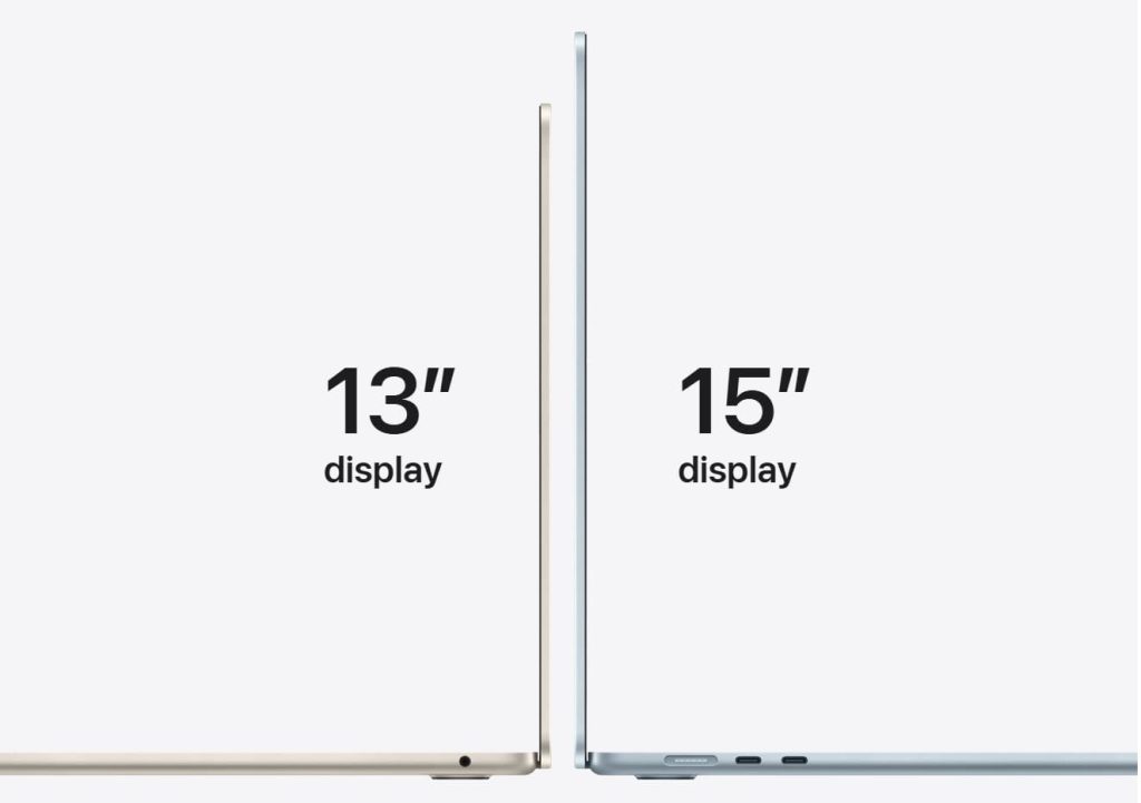 تفاوت نسخه ۱۳ اینچی و ۱۵ اینچی MacBook Air M5