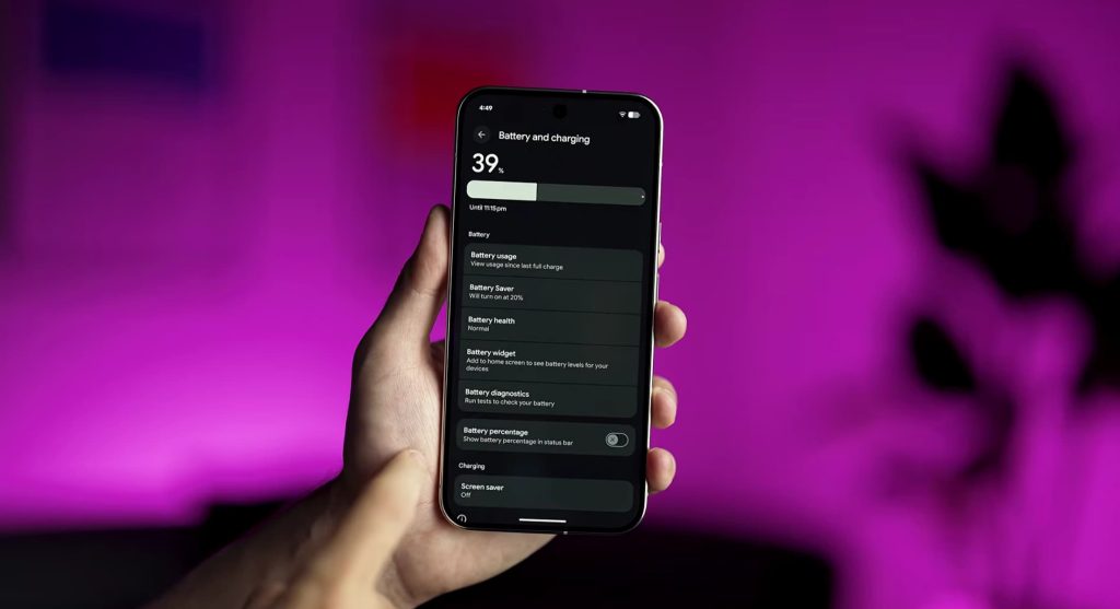 شارژدهی و باتری Pixel 11 Pro XL