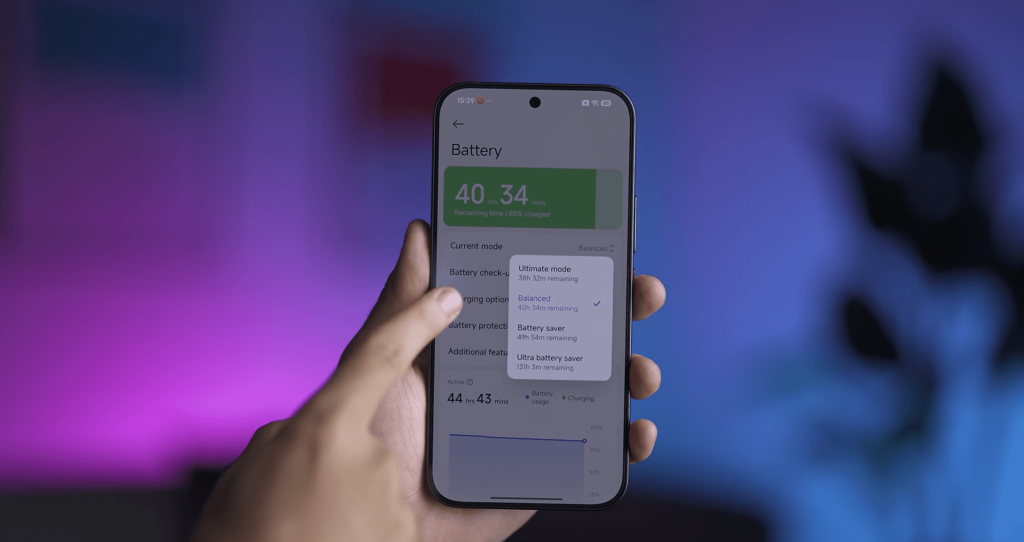 باتری ۹۰۷۰ میلی‌آمپرساعتی Redmi K100 Pro Max