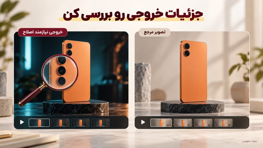 حفظ جزییات ویدئو در ادیت با کد هوش مصنوعی